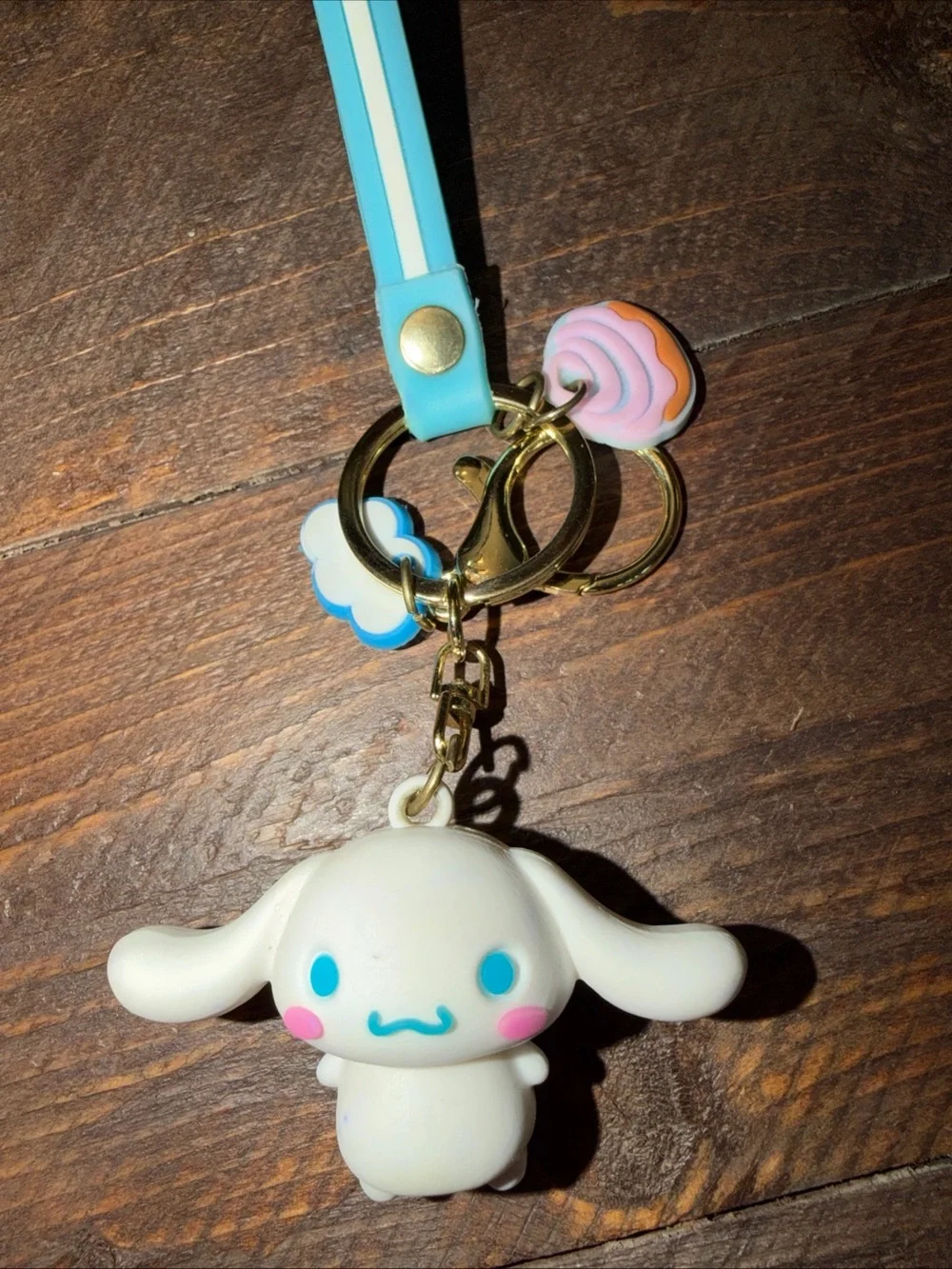Sanrio Cinnamoroll 3D Key Chain Japan NEW Sanrio Characters Wristlet Charms GUC